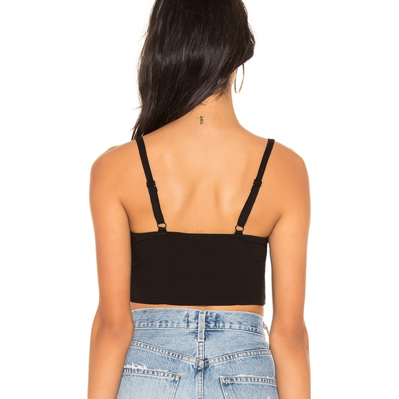NWT FREE PEOPLE Black All Mine Brami Bralette #Q16 - Picture 2 of 7